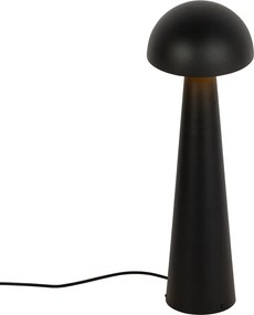Lampa podłogowa zewnętrzna czarna 65 cm - Mushroom