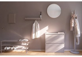 Jasnobrązowy ścienny stalowy haczyk Tuba – Spinder Design