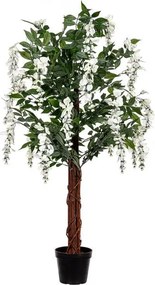 PLANTASIA Sztuczne drzewko, 120 cm, Wisteria krem