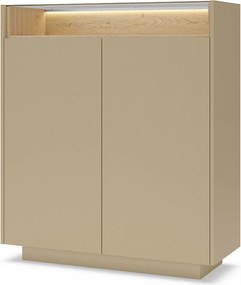 Komoda, kakao + dąb cremona, 103,2 x 119,2 x 39,5 cm