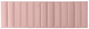 Tapicerowany panel ścienny FRAME KRONOS 15x90 cm Kolor: Jasnoróżowy