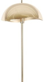 Lampa stojąca w kolorze złota z metalowym kloszem (wysokość 154 cm) Waved – Leitmotiv
