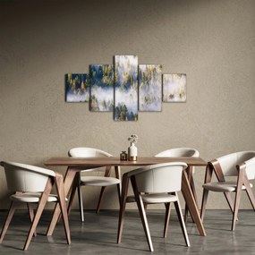 Obraz drzew we mgle (125x70 cm)