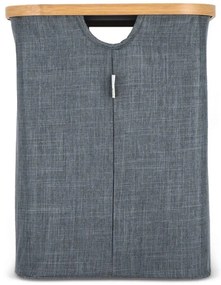 Kosz na pranie NOLVIO 50 L, niebieskoszary