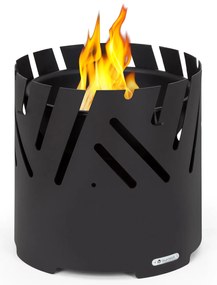 Blumfeldt Crown 45cm Niskie Palenisko z grillem Czarny