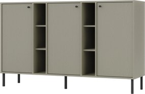 Komoda TORINO - Zielony / Wysokość 95 cm / 158 cm / Bez szuflad