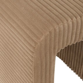 Stołek łuk sztruksowy SEVI, wys. 43 cm