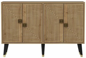 Szafka Ahart Sapphire Oak and Gold