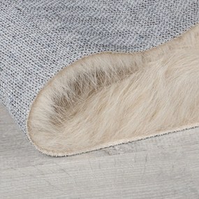 Kremowa syntetyczna skóra 160x230 cm Waffle Faux Fur – Flair Rugs