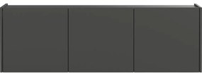 Antracytowa szafka pod TV 138x45 cm Piana – Germania