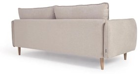 Beżowa sofa 210 cm Carlota − Kave Home