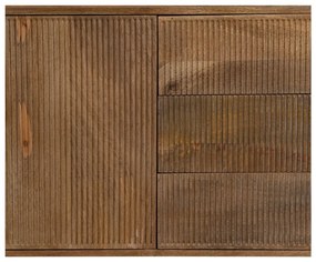 Niska komoda z litego drewna mango 174x75 cm Apricot – Ixia