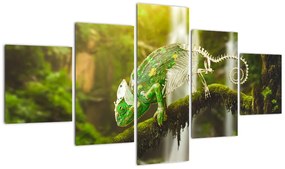 Obraz kameleona (125x70 cm)