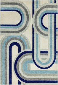Szaroniebieski dywan 200x290 cm Nova Retro Blue – Asiatic Carpets