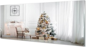 Szklany Panel Tradycyjne Dekoracje Choinkowe