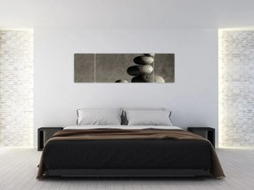 Obraz - Szare kamienie (170x50 cm)