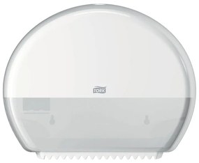 Dozownik Tork na papier toaletowy - T2 Mini Rolka Jumbo, Biały / Szary
