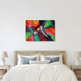 Abstrakcyjny obraz - kolory (70x50 cm)