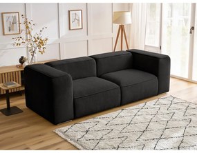 Czarna sofa 255 cm Zephyr – Bobochic Paris