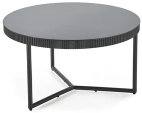 Stolik kawowy COSMO 80x80cm czarny HALMAR