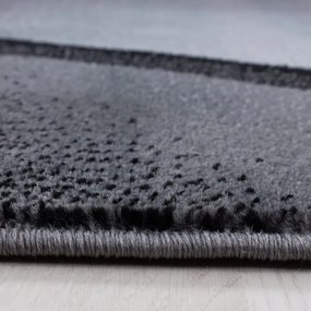 Dywan nowoczesny Plus Linie szaro-czarny 240 cm x 340 cm