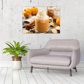 Obraz - Dyniowa latte (70x50 cm)