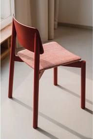 Czerwone krzesło sztaplowane Wem – noo.ma