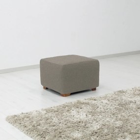 Pokrowiec elastyczny na taboret Denia jasnoszary, 40 - 60 cm