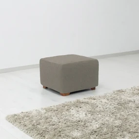 Pokrowiec elastyczny na taboret Denia jasnoszary, 40 - 60 cm