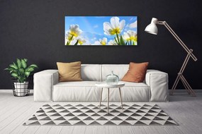Obraz canvas na ścianę Ogród Kolorowych Tulipanów