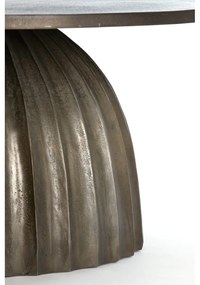 Metalowy okrągły stolik ø 70 cm Veglia – Light &amp; Living
