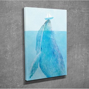 Obraz na płótnie Whale, 30x40 cm