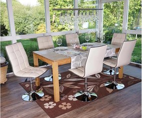 Krzesło do jadalni MCW-C41 (zestaw 6 sztuk),  kremowe