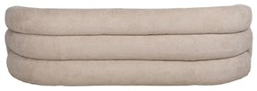 Beżowa sofa z tkaniny szenilowej 200 cm Minimal – Ixia