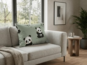 Poszewka na poduszkę z mikrofibry PANDA RELAX 50x70 cm, miętowy
