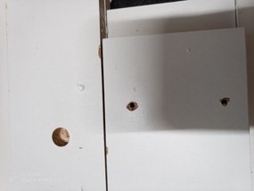 PROMOCJA Czarny stół jadalniany z białymi nogami MADO 120x80 II jakość