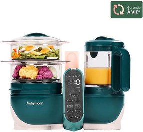 Robot Wielofunkcyjny Babymoov Nutribaby+ 6 w 1 - Parowar/Mikser, Zielony Opal
