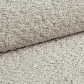 Beżowe tapicerowane łóżko dwuosobowe ze schowkiem ze stelażem 180x200 cm Mount – Micadoni