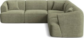 Zielony sztruksowy narożnik Campi – Cosmopolitan Design