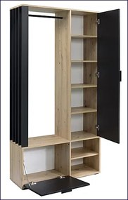 Garderoba z lustrem - Barton - 2 kolory