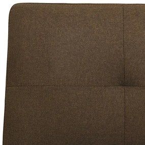 Rozkładana brązowa sofa - Iluna 3X