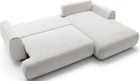 Jasnoszary narożnik nowoczesny rozkładany F4-F08