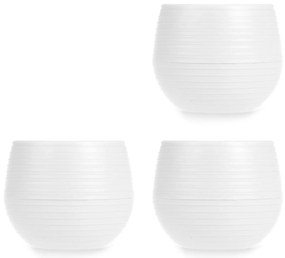Doniczki samonawadniające, plastikowe, 3 sztuki, Ø 6 cm