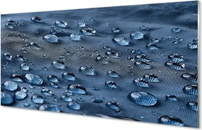 Szklany Panel Mikroświat Kropli Wody