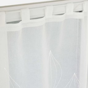 Białe firanki z woalu zestaw 2 szt. 60x90 cm Galactee – douceur d'intérieur