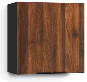 Blumfeldt WoodVista szafka wysoka, Soft-Close, uchwyty aluminiowe