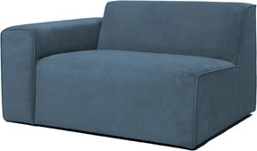 Niebieski sztruksowy moduł sofy (lewostronny) Sting – Scandic