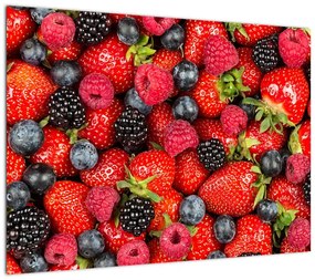 Obraz na szkle - Ładunek owoców (70x50 cm)