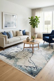 Krótkowłosy beżowy dywan w stylu nowoczesnym M1-W37