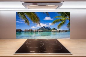 Panel do kuchni Palmy na Bora Bora
